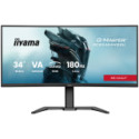 IIYAMA Monitor LED GCB3484WQSU-B1 34" VA 1500R 3440 x 1440 180Hz 21:9 500 cd 4000:1 0.4ms HDMI DP US