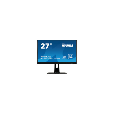IIYAMA Prolite XUB2792UHSU-B6 Business Monitor - 68.5 cm (27''), 4K UHD (3840x2160), IPS LED, 60Hz,