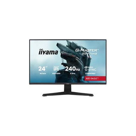 IIYAMA Gaming Monitor G2471HS-B1 G-MASTER 23.8" Fast IPS 1920 x 1080 350cd 1000:1 0.3ms  HDMI DP Til