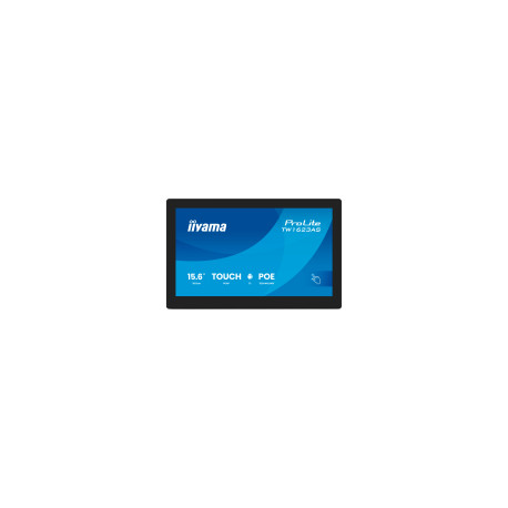 IIYAMA Touch Monitor TW1623AS-B3P 15.6" PCAP 10pt touchscreen PC with Android, PoE Technology and ii
