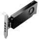 PCI-Express x16 Gen 4.0,Single Slot, 50W16 GB GDDR6 ECC 128-bit,HDCP 2.2 andHDMI 2.0 support with op