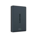CANYON magnetic power bank OnPower 511 PD20W 10000mAh Aluminium Interstellar Crni