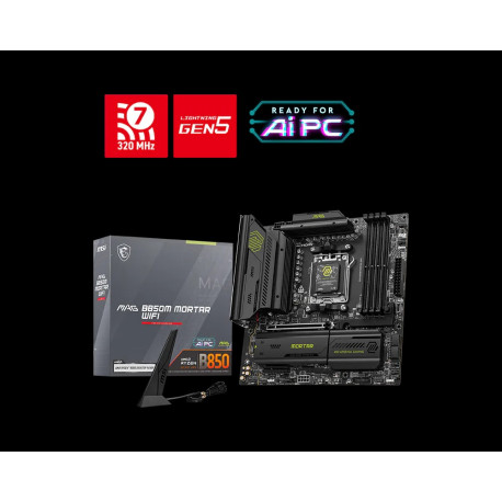 MSI MAG B850M MORTAR WIFI mATX Socket 1851