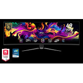 MSI MPG 491CQP QD-OLED Gaming Monitor, 49", 5120 x 1440 (DQHD), QD-OLED, 144Hz, Curve 1800R, 0.03ms,