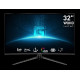 MSI G32CQ5P Curved Gaming Monitor, 31.5", 170Hz, QHD (2560x1440) 16:9, VA, Anti-glare, 1ms, 250nits,