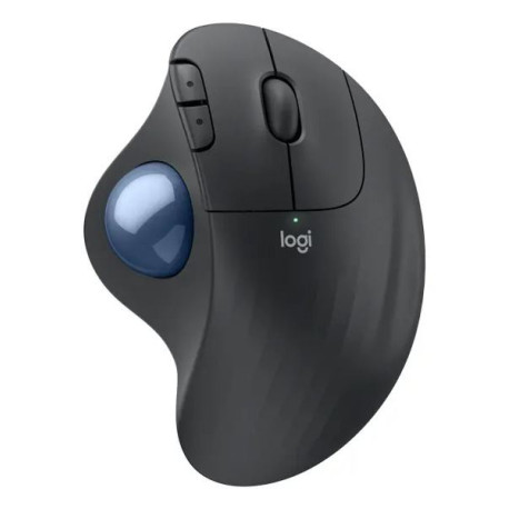 Logitech Ergo M575S Wireless Trackball Mouse, Graphite Blue