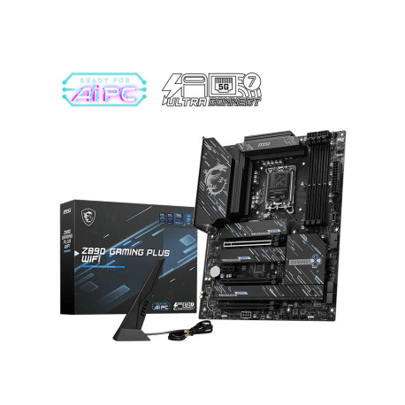 MSI MB Z890 GAMING PLUS WIFI, S.1851, 4xDDR5/9200(OC), PCIe 5.0,WiFI/BT, HDMI/DP, ATX