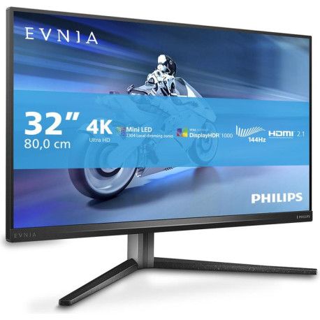 Philips 32" 32M2N6800M/00 4K UHD (3840x2160) IPS Mini LED 16:9, Pivot,1250 nits, 144 Hz, 1000:1, 1 ms, HDMIx2, DP, USB-Ax3, U