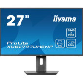 IIYAMA 27" XUB2797UHSNP-B1 4K UHD(3840x2160) IPS 16:9, Pivot, USB-C Dock (LAN/96W PD/DP-OUT), 4ms, 350cd/m2, RJ45, KVM, HDMI,