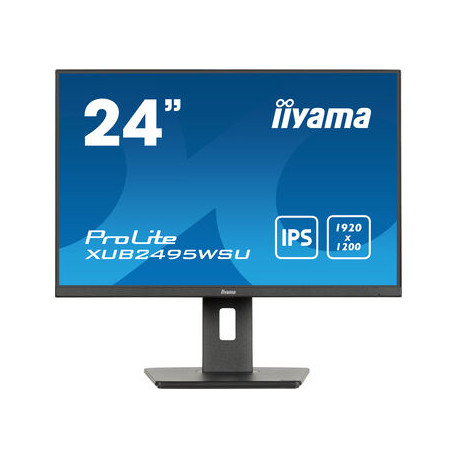IIYAMA 24" XUB2495WSU-B7 (1920x1200) IPS 16:10, Pivot, 75Hz, 300cd/m2, 1000:1, 4ms, HDMI, DP, Speakers, USB-A 3x, USB-Cx1