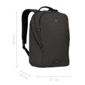 Wenger ruksak MX Light za prijenosnike do 16", 21 L, crni