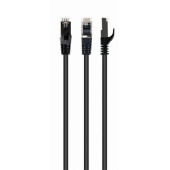 Gembird S FTP Cat.6A LSZH patch cord, black, 0,25 m