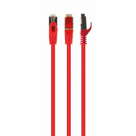 Gembird S FTP Cat.6A LSZH patch cord, red, 3 m