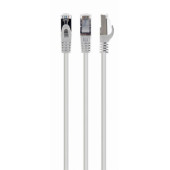 Gembird S FTP Cat.6A LSZH patch cord, white, 1 m