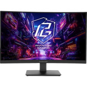 ASRock Gaming Monitor PG27QRT1B, 27", QHD, VA, 180Hz, 1ms, Curved
