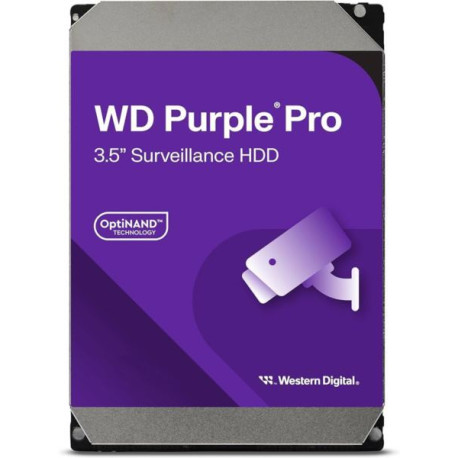 Western Digital 12 TB 3,5" HDD, 7200 RPM, WD Purple Pro, 512MB