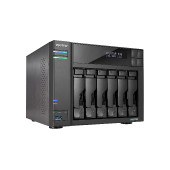 ASUSTOR NAS Lockerstor6 Gen2+ 6x 3.5" 4x M.2 cache 2x 10Gbe Celeron QuadCore N5105 2.9GHz 8GB single