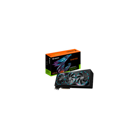 GIGABYTE Video Card NVIDIA GeForce RTX 5070 Ti AORUS MASTER 16G (16GB GDDR7/256bit, PCI-E 5.0, Recom