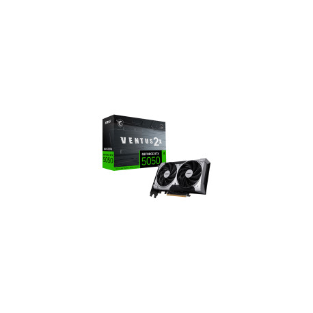 MSI GeForce RTX 5050 VENTUS 2X OC 8G Graphics Card w/ HDMI, Triple DP