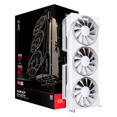 XFX Swift AMD Radeon RX 9070XT White Triple fan Gaming Edition with 16GB GDDR6 HDMI 3xDP, AMD RDNA 4
