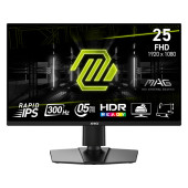 MSI MAG 255PXF, 24.5", Rapid IPS, FHD, 300Hz, AMD FreeSync Premium, HDR Ready, Display Port, HDMI, H