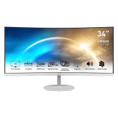 MSI PRO MP341CQW, VA, Curved 34", 3440 x 1440 (UWQHD), 100Hz, 4ms (GTG Min.) / 1ms MPRT, FreeSync, 2