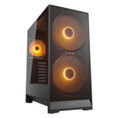 COUGAR AIRFACE 180 PC Case, Mid Tower, Black