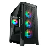 COUGAR AIRFACE PRO RGB PC Case, Mid Tower, Black