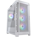 COUGAR AIRFACE PRO RGB PC Case, Mid Tower, White