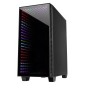 Chassis INTER-TECH X-608 INFINITY MICRO, microATX, RGB, Front and Side Tempered Glass, w/o PSU
