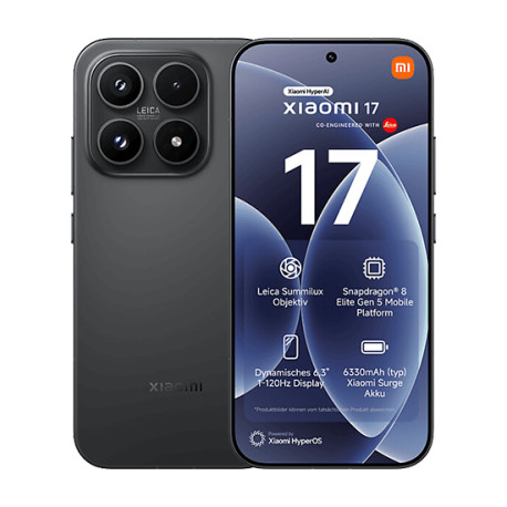 Xiaomi 17 5G Dual Sim 12GB RAM 256GB - Black