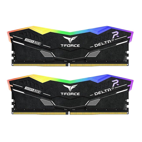RAM TeamGroup T-Force Delta DIMM 32GB Dual-Kit DDR5-6000 CL30 - RGB Black
