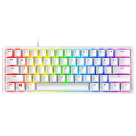 Razer Huntsman Mini - Mercury Edition - 60% Optical Gaming Keyboard (Linear Red