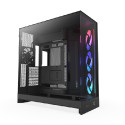 NZXT H9 Flow RGB 2025, crno bez napajanja, ATX
