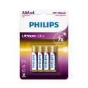 Philips Lithium ultra baterije AAA, 4 komada
