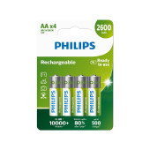 Philips punjive baterije AA, 4 komada, 2600 mAh