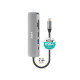 Port docking 1X4K USB-C 5 devices 100W