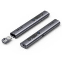 Vention Wireless PowerPoint Presentation Clicker with Green Laser Pointer, Rechargable – Gray