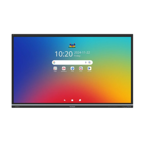 VIEWSONIC 75" 50 Multi touch, 9H, 500nits, 8GB RAM/128GB, Android 14, Black