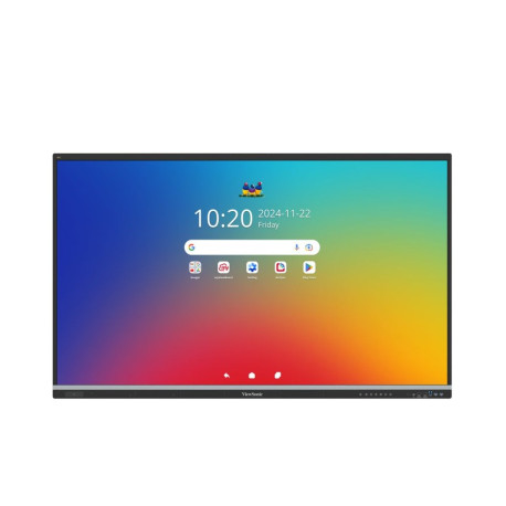 VIEWSONIC 65" 50 Multi touch, 9H, 500nits, 8GB RAM/128GB, Android 14, Black