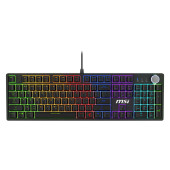 MSI Gaming Keyboard FORGE GK320 RED, USB 2.0, RGB LED, Mechanical Switch, Anti-ghosting