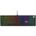 MSI Gaming Keyboard FORGE GK320 RED, USB 2.0, RGB LED, Mechanical Switch, Anti-ghosting