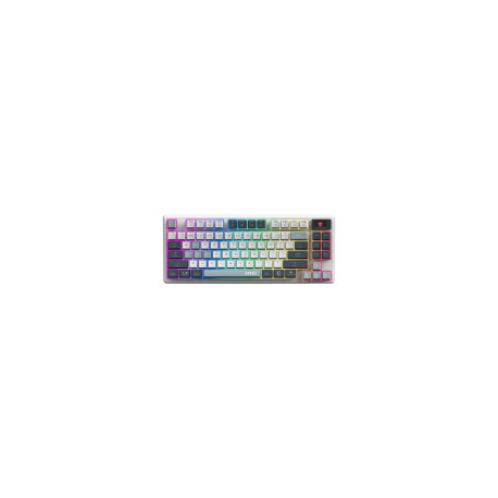MSI Gaming Keyboard FORGE GK600 TKL WIRELESS SKY, Wireless, Mechanical Linear Switch, PBT keycaps, A