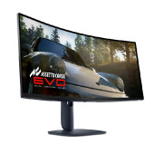 Monitor Alienware 34 Gaming AW3425DW Curved, 3440x1440, WQHD, 240Hz, QD-OLED Anti-Glare, 21:9, 15000