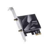 MSI HERALD BE9400 WiFi 7 PCIe Card, 2.4GHz, 5GHz, 6GHz, BT 5.4, WPA-PSK, WPA2-PSK / Enterprise, WPA3