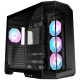 Chassis MSI MAG PANO 100R PZ, ATX, Mid Tower, 4x Pre-installed ARGB Fan, 518.7 x 290 x 482mm, Black