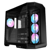Chassis MSI MAG PANO 100R PZ, ATX, Mid Tower, 4x Pre-installed ARGB Fan, 518.7 x 290 x 482mm, Black