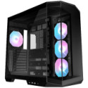 Chassis MSI MAG PANO 100R PZ, ATX, Mid Tower, 4x Pre-installed ARGB Fan, 518.7 x 290 x 482mm, Black