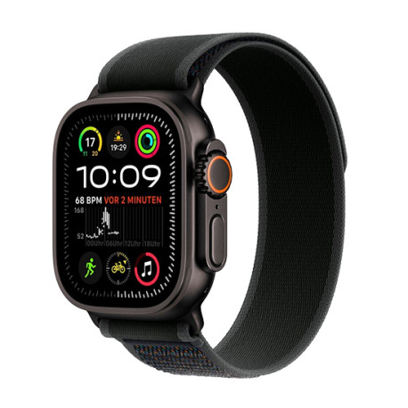 Watch Apple Watch Ultra 2 (2024) LTE 49mm Black Titanium Case with Trail Loop S/M - Black