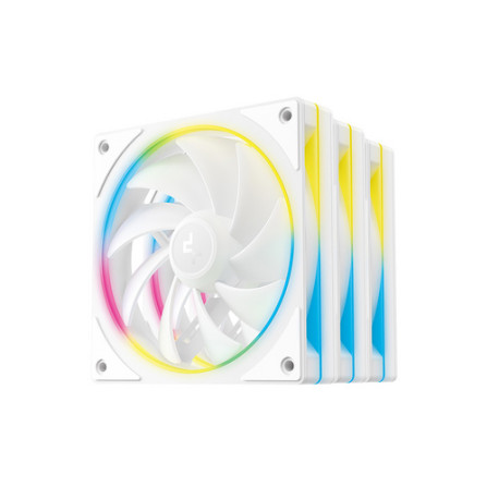 Ventilator za ohišje DeepCool FL12 SE 3-IN-1 WH ARGB PWM 120mm, 3 Pack, bel